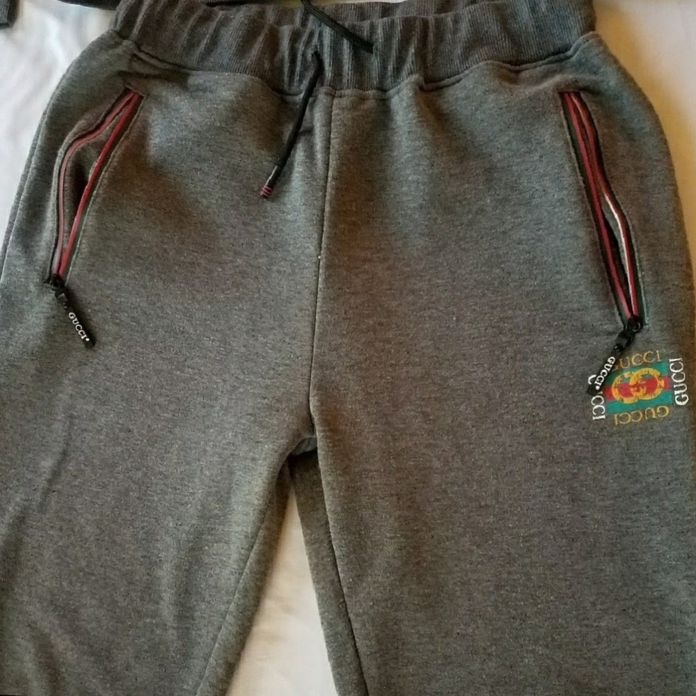 Men's Gucci Sweats Pants Gray